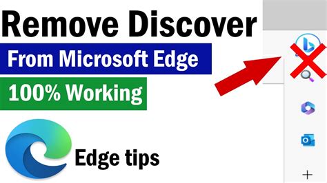 edge discover entfernen|How to Remove the Discover/Bing Chat Button in Microsoft Edge